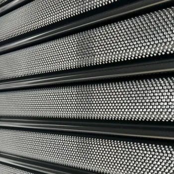 Porta de aço de enrolar perfil microperfurado